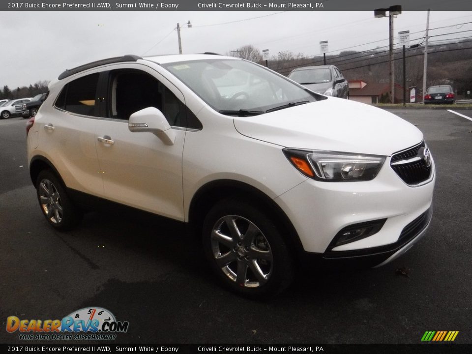 2017 Buick Encore Preferred II AWD Summit White / Ebony Photo #6