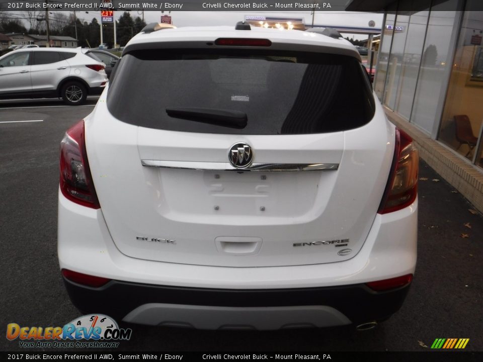2017 Buick Encore Preferred II AWD Summit White / Ebony Photo #7