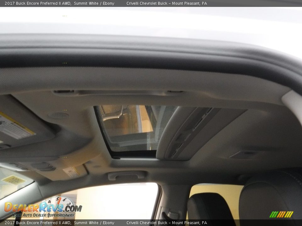 2017 Buick Encore Preferred II AWD Summit White / Ebony Photo #9