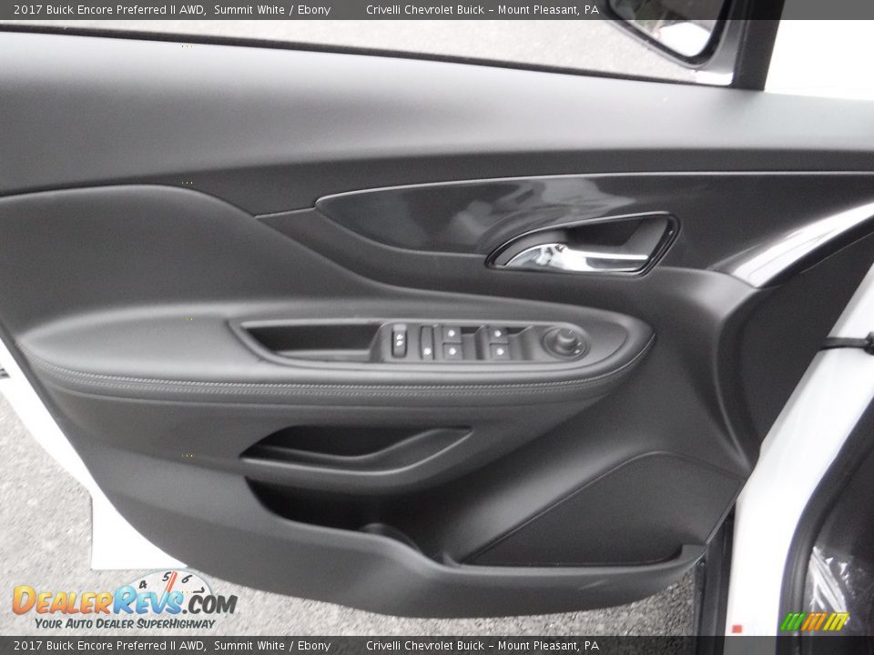 2017 Buick Encore Preferred II AWD Summit White / Ebony Photo #13