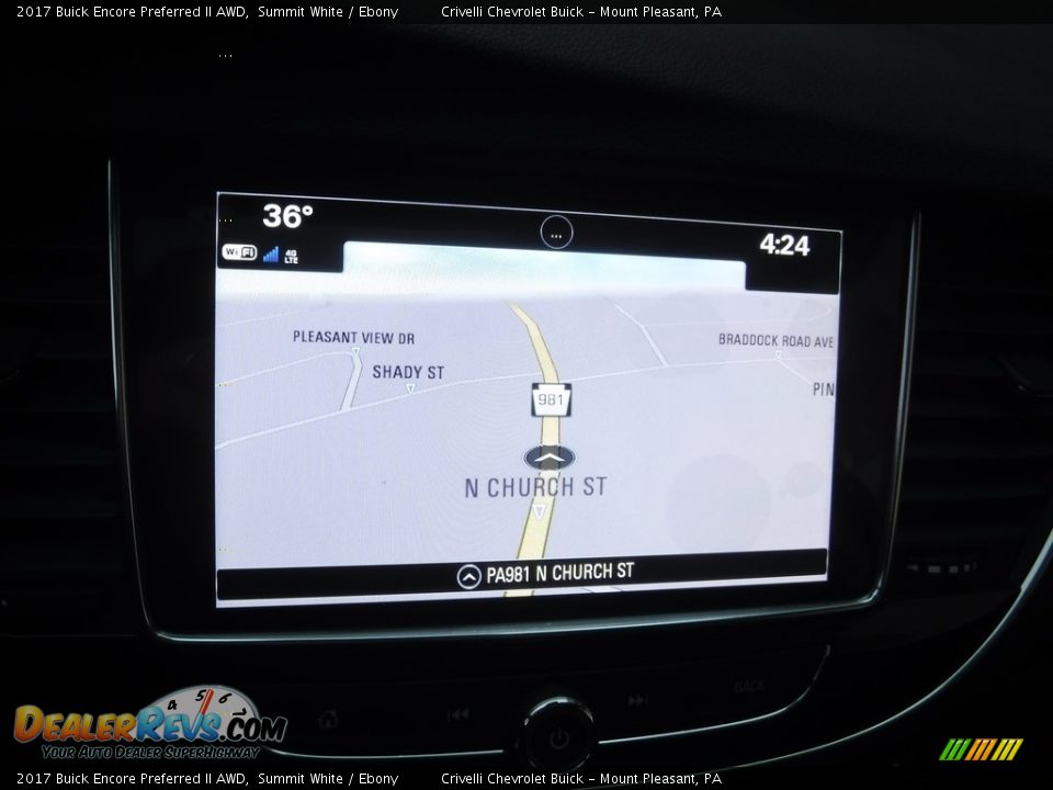 2017 Buick Encore Preferred II AWD Summit White / Ebony Photo #14