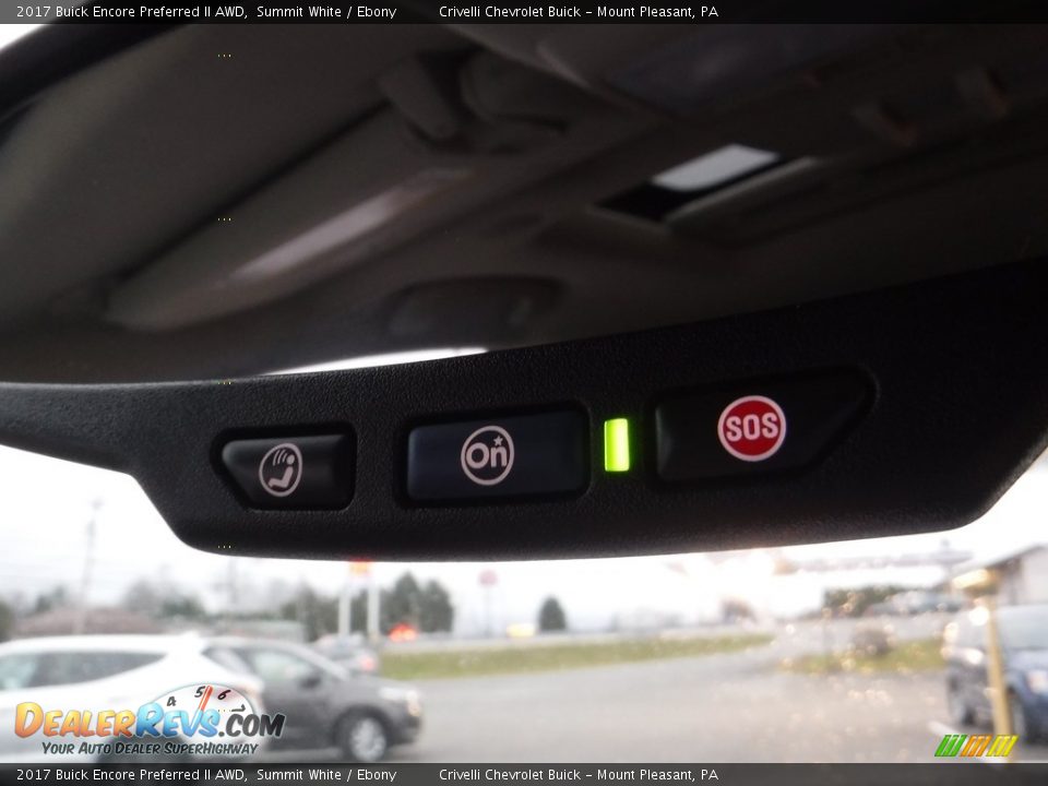 2017 Buick Encore Preferred II AWD Summit White / Ebony Photo #17