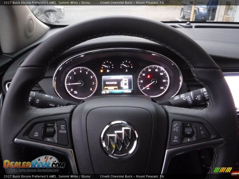 2017 Buick Encore Preferred II AWD Summit White / Ebony Photo #18