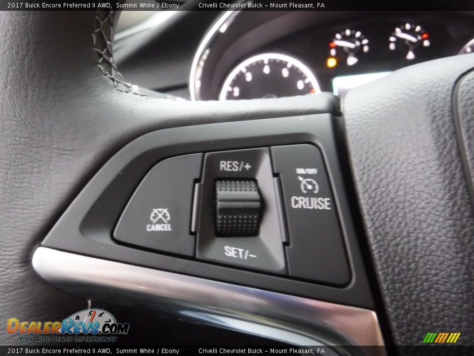 2017 Buick Encore Preferred II AWD Summit White / Ebony Photo #19