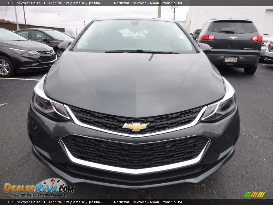 2017 Chevrolet Cruze LT Nightfall Gray Metallic / Jet Black Photo #2