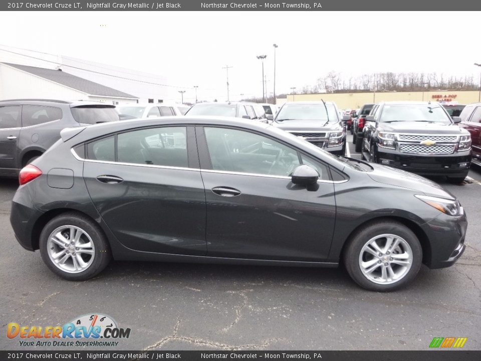 2017 Chevrolet Cruze LT Nightfall Gray Metallic / Jet Black Photo #4