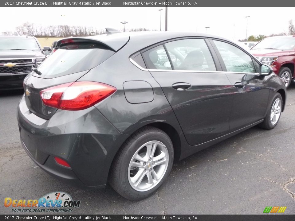 2017 Chevrolet Cruze LT Nightfall Gray Metallic / Jet Black Photo #5