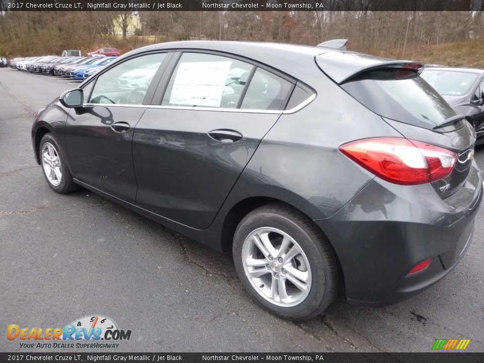 2017 Chevrolet Cruze LT Nightfall Gray Metallic / Jet Black Photo #8