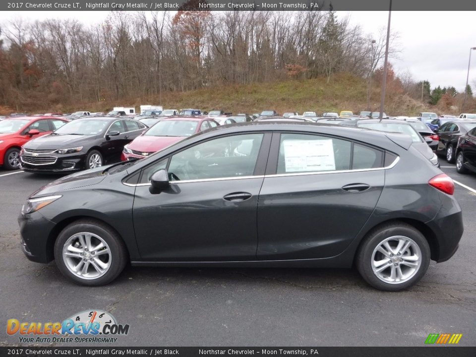 2017 Chevrolet Cruze LT Nightfall Gray Metallic / Jet Black Photo #9