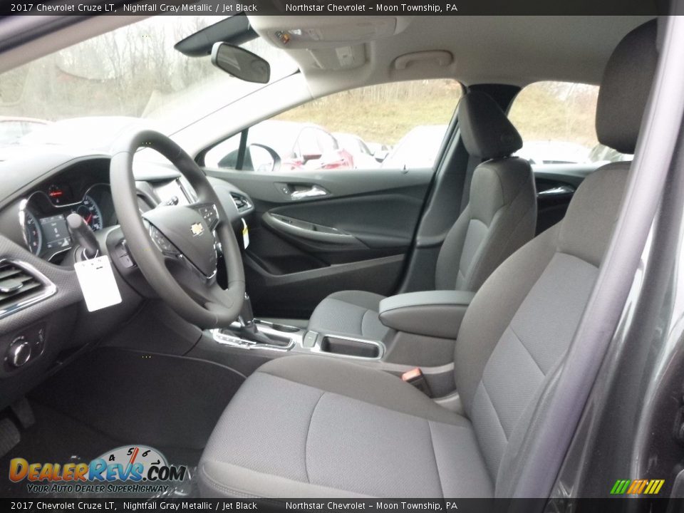 2017 Chevrolet Cruze LT Nightfall Gray Metallic / Jet Black Photo #11