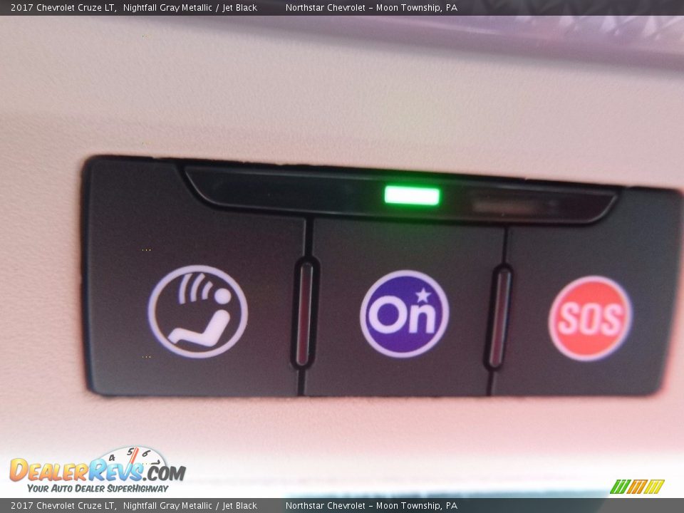 2017 Chevrolet Cruze LT Nightfall Gray Metallic / Jet Black Photo #17