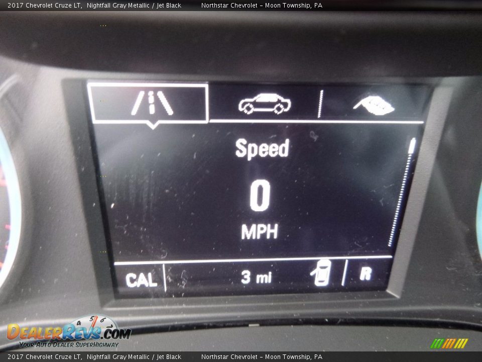 2017 Chevrolet Cruze LT Nightfall Gray Metallic / Jet Black Photo #20
