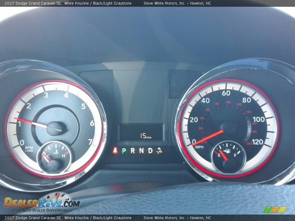 2017 Dodge Grand Caravan SE White Knuckle / Black/Light Graystone Photo #17