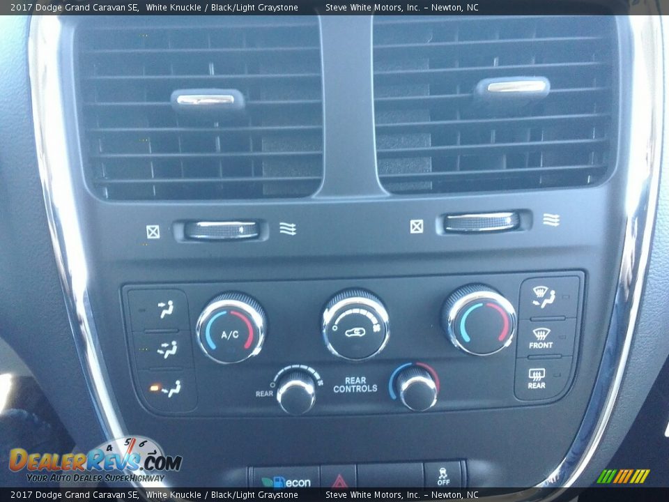 2017 Dodge Grand Caravan SE White Knuckle / Black/Light Graystone Photo #21