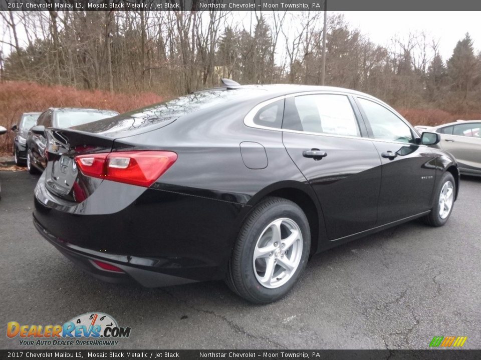 2017 Chevrolet Malibu LS Mosaic Black Metallic / Jet Black Photo #6