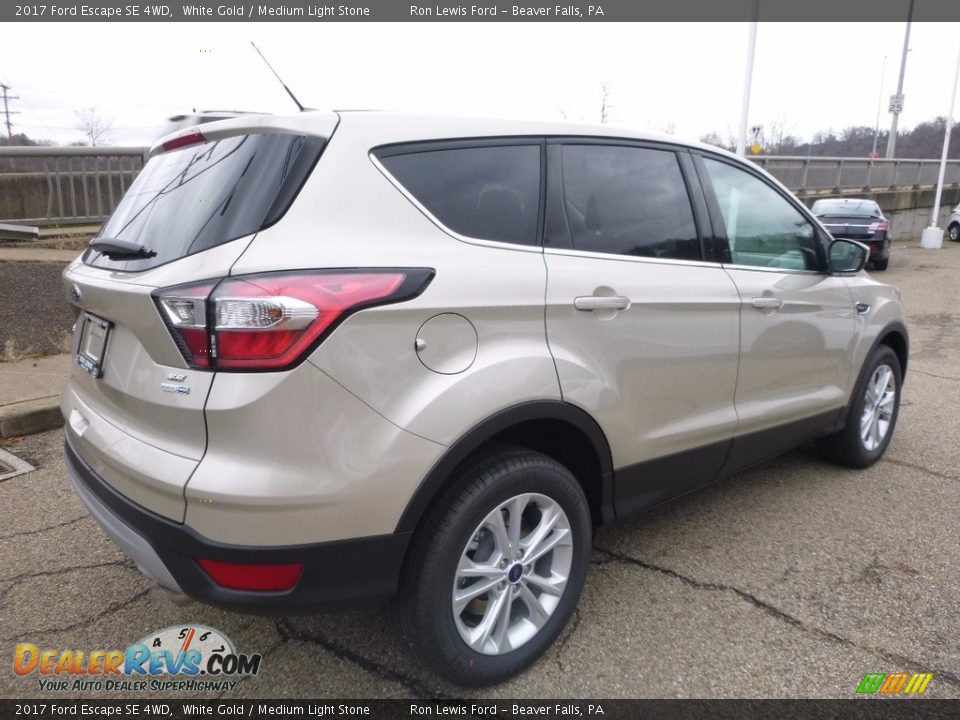 2017 Ford Escape SE 4WD White Gold / Medium Light Stone Photo #2
