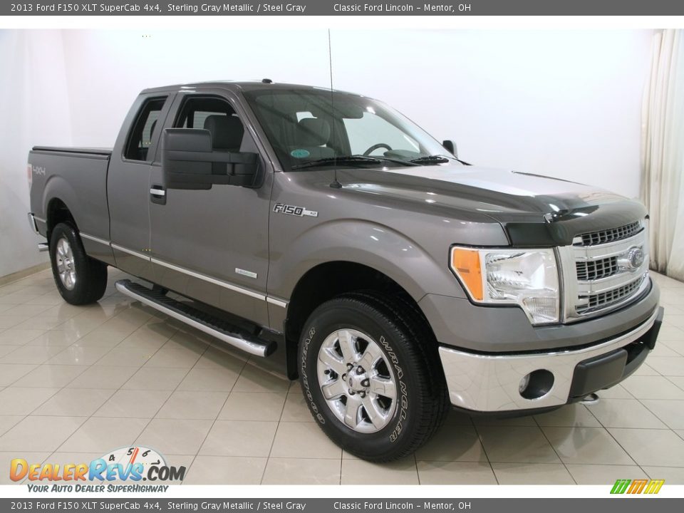 2013 Ford F150 XLT SuperCab 4x4 Sterling Gray Metallic / Steel Gray Photo #1