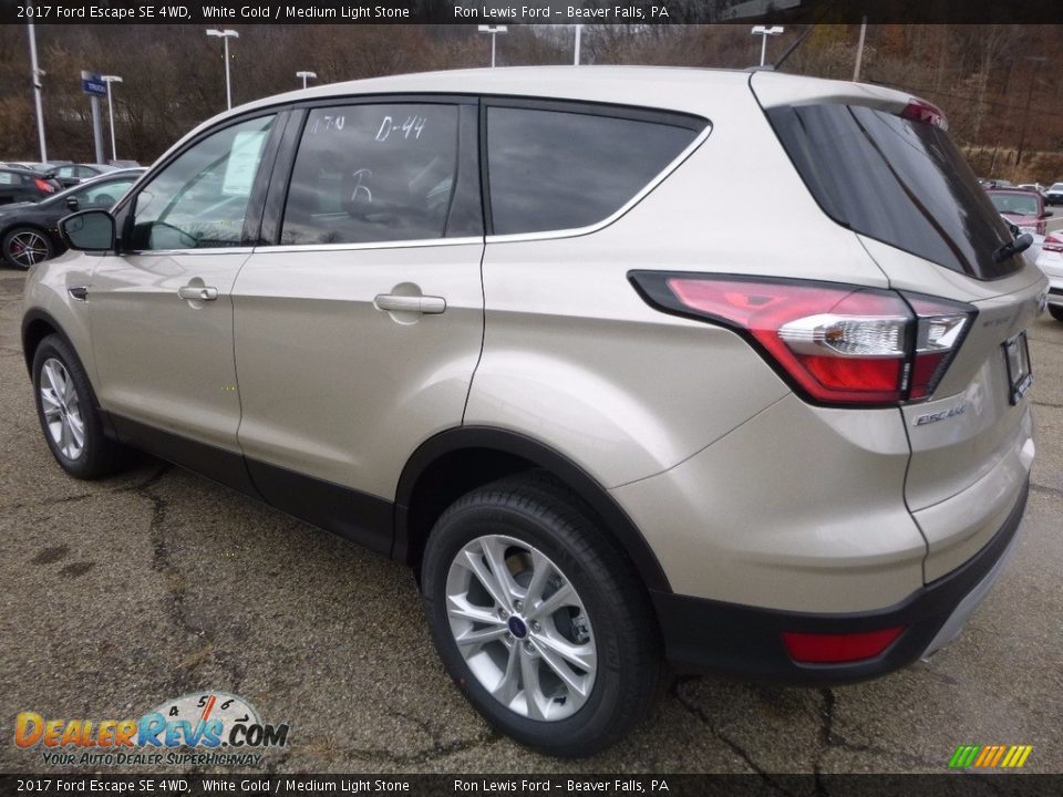 2017 Ford Escape SE 4WD White Gold / Medium Light Stone Photo #4