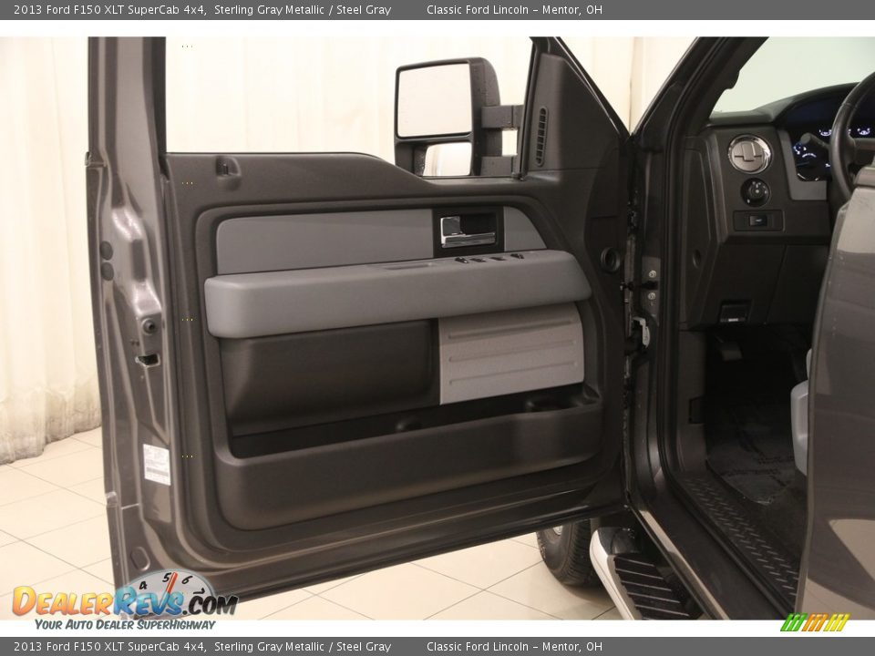 2013 Ford F150 XLT SuperCab 4x4 Sterling Gray Metallic / Steel Gray Photo #4