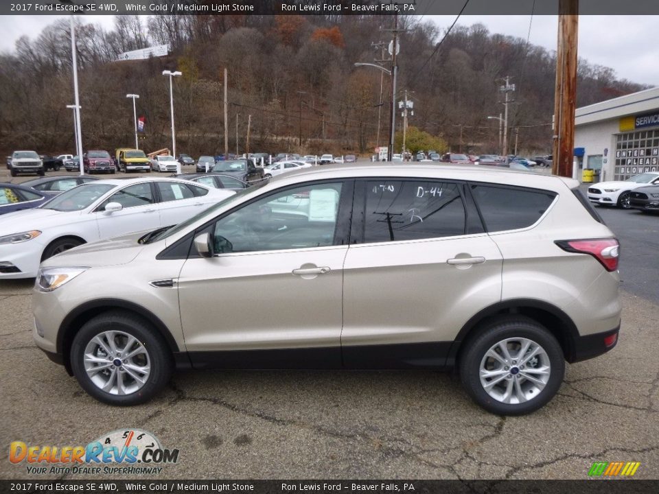 2017 Ford Escape SE 4WD White Gold / Medium Light Stone Photo #5