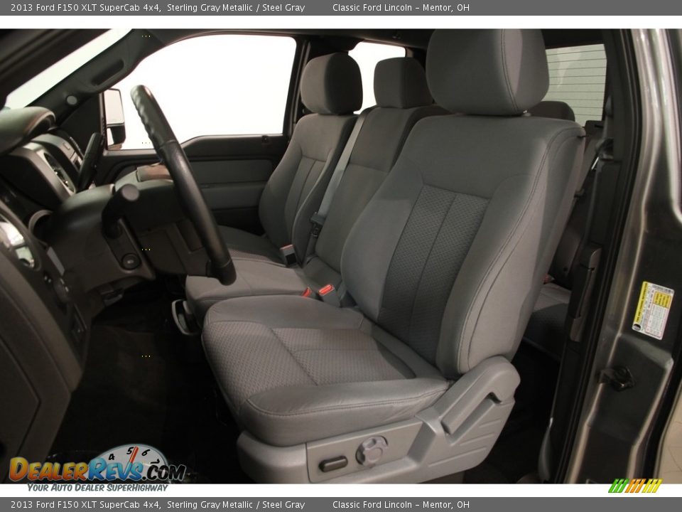2013 Ford F150 XLT SuperCab 4x4 Sterling Gray Metallic / Steel Gray Photo #5