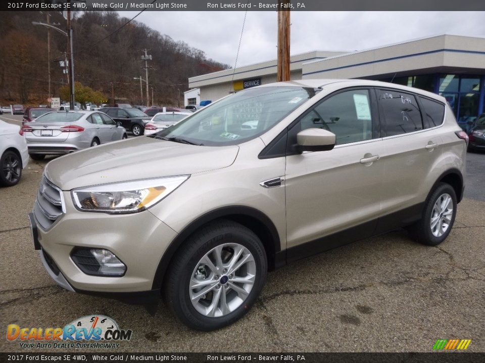 2017 Ford Escape SE 4WD White Gold / Medium Light Stone Photo #6