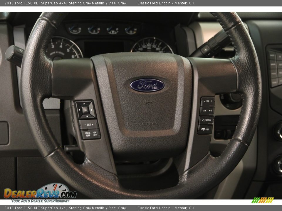 2013 Ford F150 XLT SuperCab 4x4 Sterling Gray Metallic / Steel Gray Photo #6