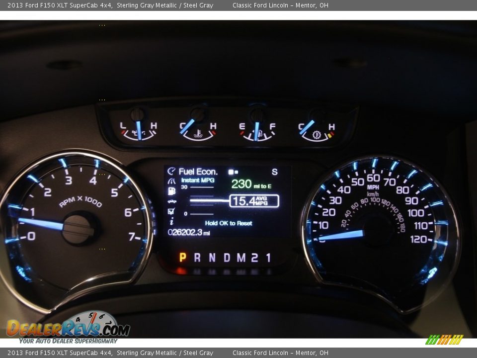 2013 Ford F150 XLT SuperCab 4x4 Sterling Gray Metallic / Steel Gray Photo #7