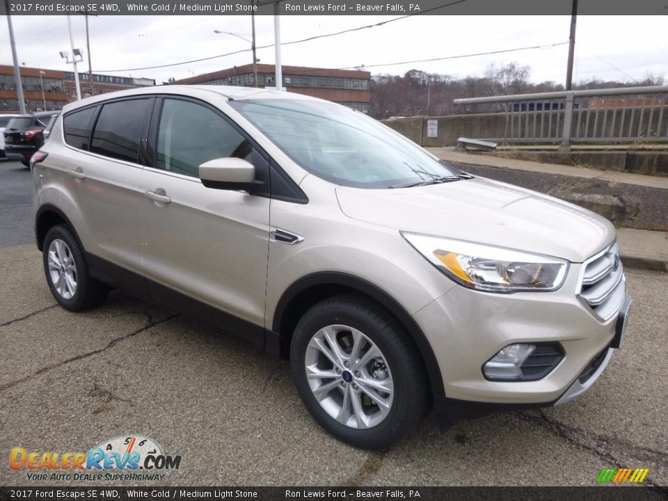 2017 Ford Escape SE 4WD White Gold / Medium Light Stone Photo #8