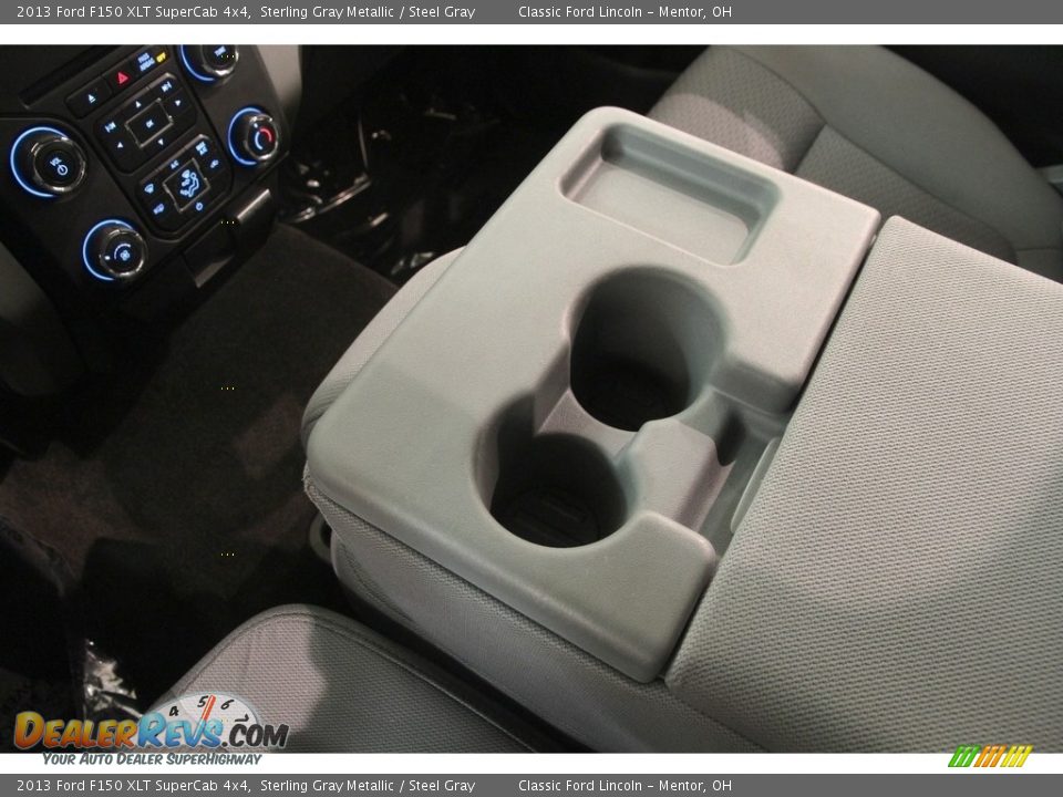 2013 Ford F150 XLT SuperCab 4x4 Sterling Gray Metallic / Steel Gray Photo #10