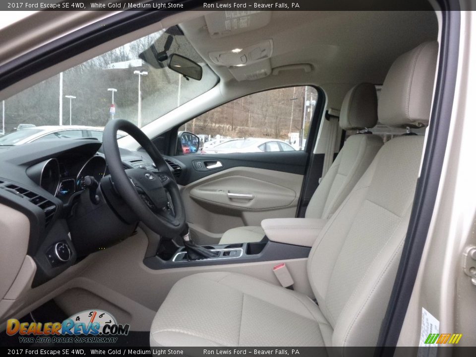 2017 Ford Escape SE 4WD White Gold / Medium Light Stone Photo #10