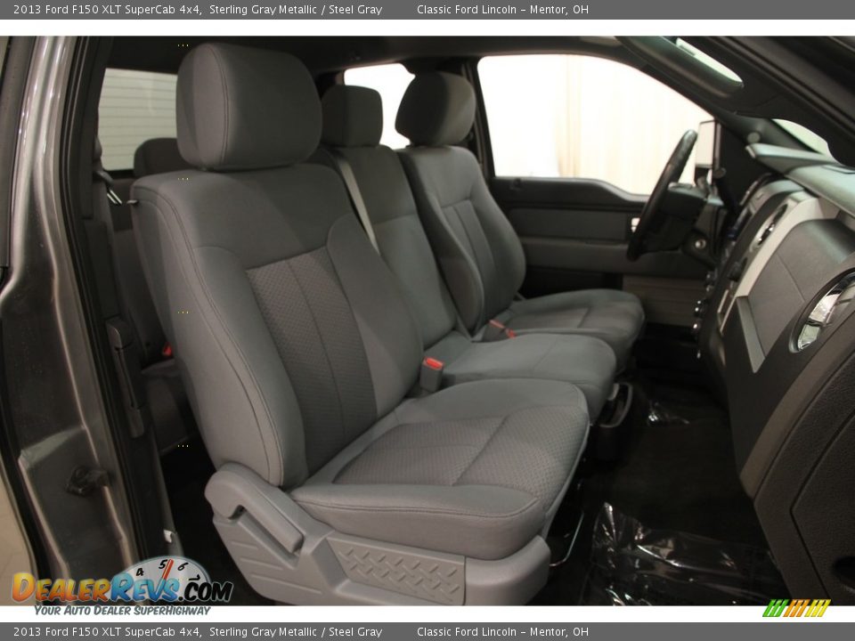 2013 Ford F150 XLT SuperCab 4x4 Sterling Gray Metallic / Steel Gray Photo #11