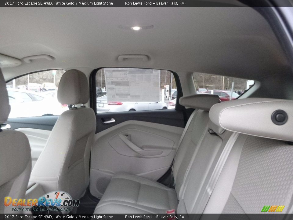 2017 Ford Escape SE 4WD White Gold / Medium Light Stone Photo #11