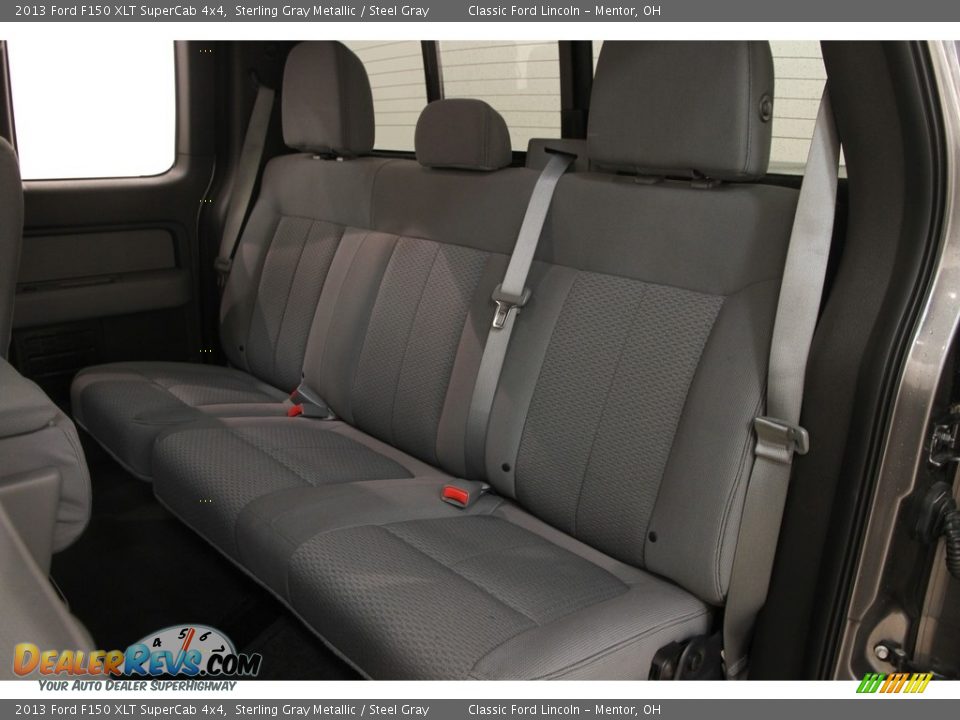 2013 Ford F150 XLT SuperCab 4x4 Sterling Gray Metallic / Steel Gray Photo #13