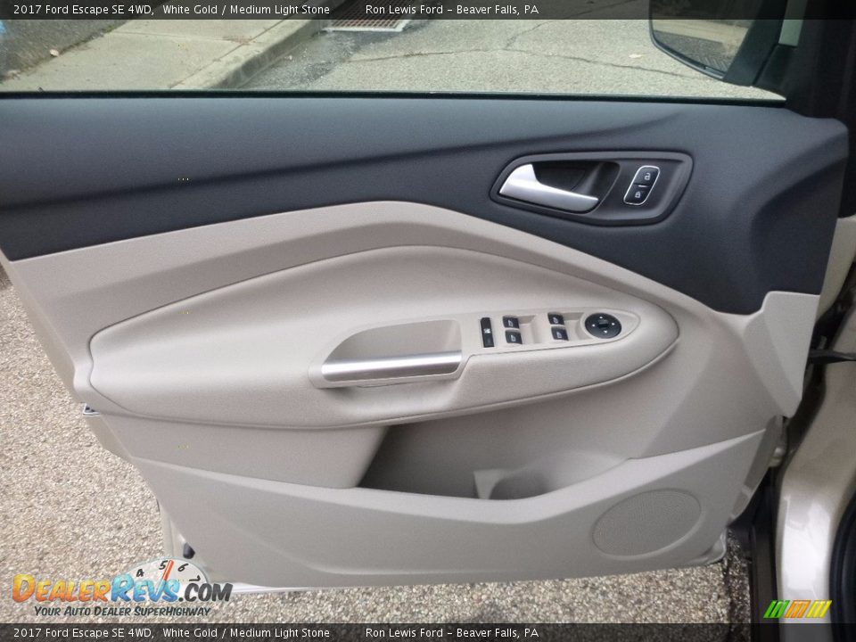 2017 Ford Escape SE 4WD White Gold / Medium Light Stone Photo #13