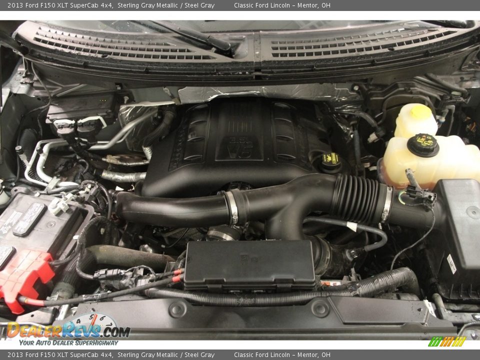 2013 Ford F150 XLT SuperCab 4x4 Sterling Gray Metallic / Steel Gray Photo #15