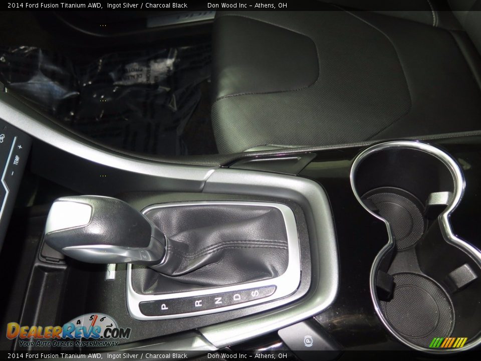 2014 Ford Fusion Titanium AWD Ingot Silver / Charcoal Black Photo #16
