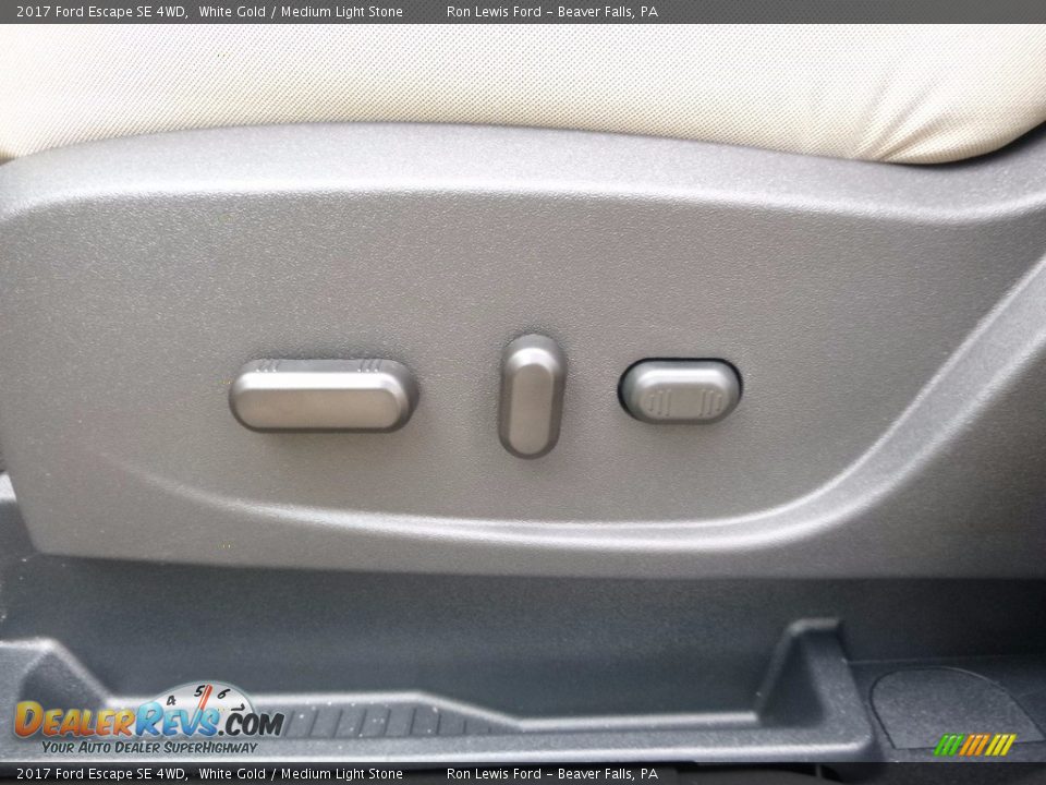 2017 Ford Escape SE 4WD White Gold / Medium Light Stone Photo #15