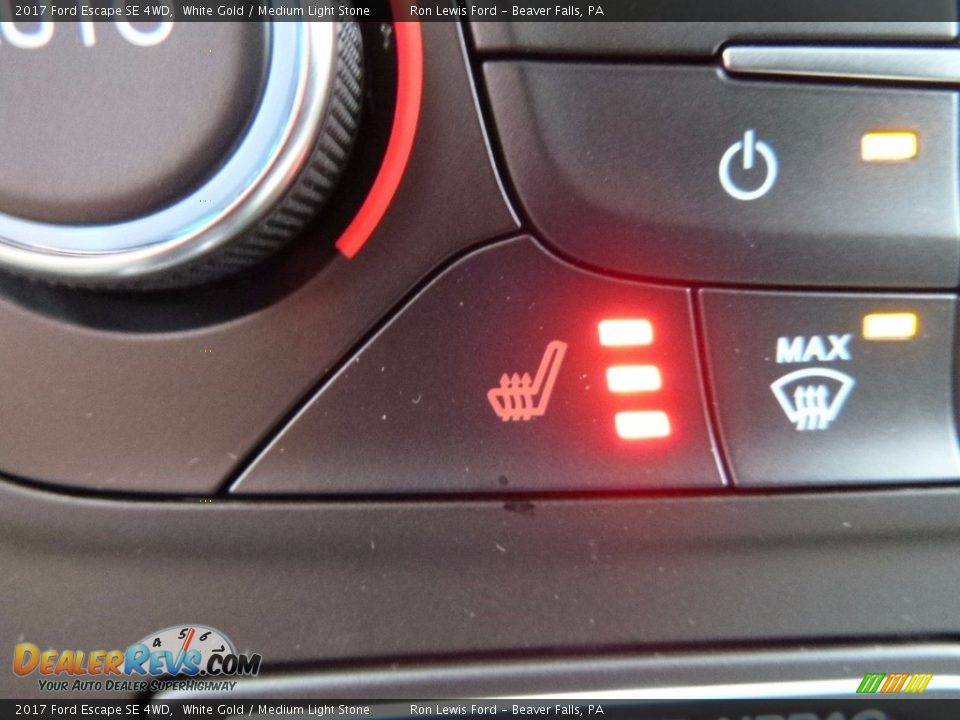 2017 Ford Escape SE 4WD White Gold / Medium Light Stone Photo #19