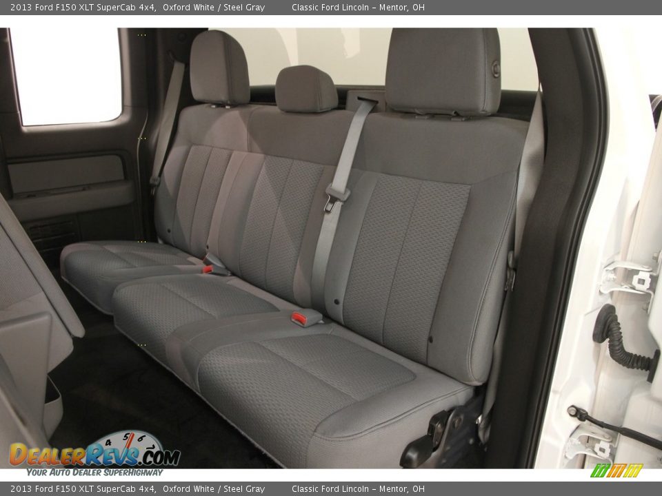 2013 Ford F150 XLT SuperCab 4x4 Oxford White / Steel Gray Photo #14