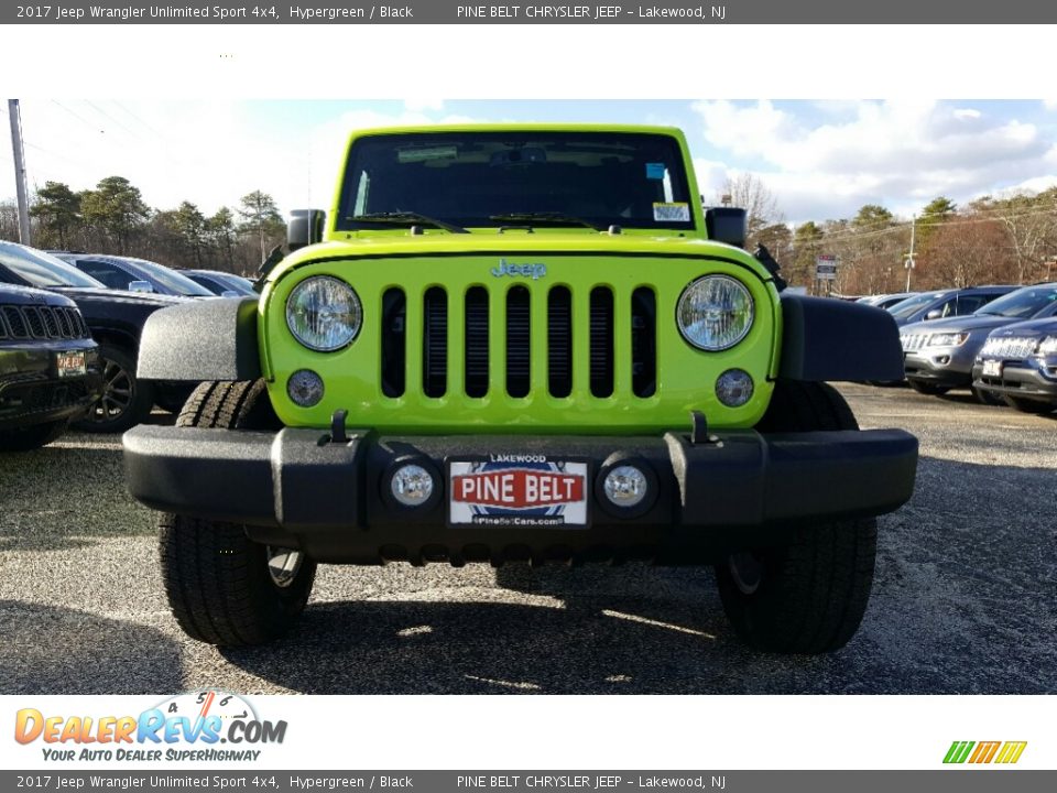 2017 Jeep Wrangler Unlimited Sport 4x4 Hypergreen / Black Photo #2