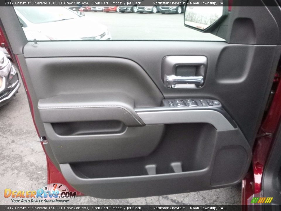 2017 Chevrolet Silverado 1500 LT Crew Cab 4x4 Siren Red Tintcoat / Jet Black Photo #13