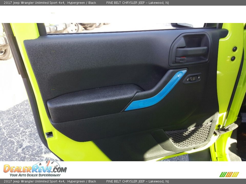 2017 Jeep Wrangler Unlimited Sport 4x4 Hypergreen / Black Photo #6