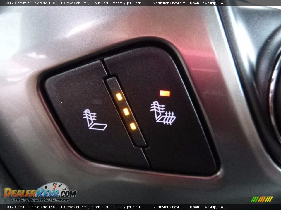 2017 Chevrolet Silverado 1500 LT Crew Cab 4x4 Siren Red Tintcoat / Jet Black Photo #18