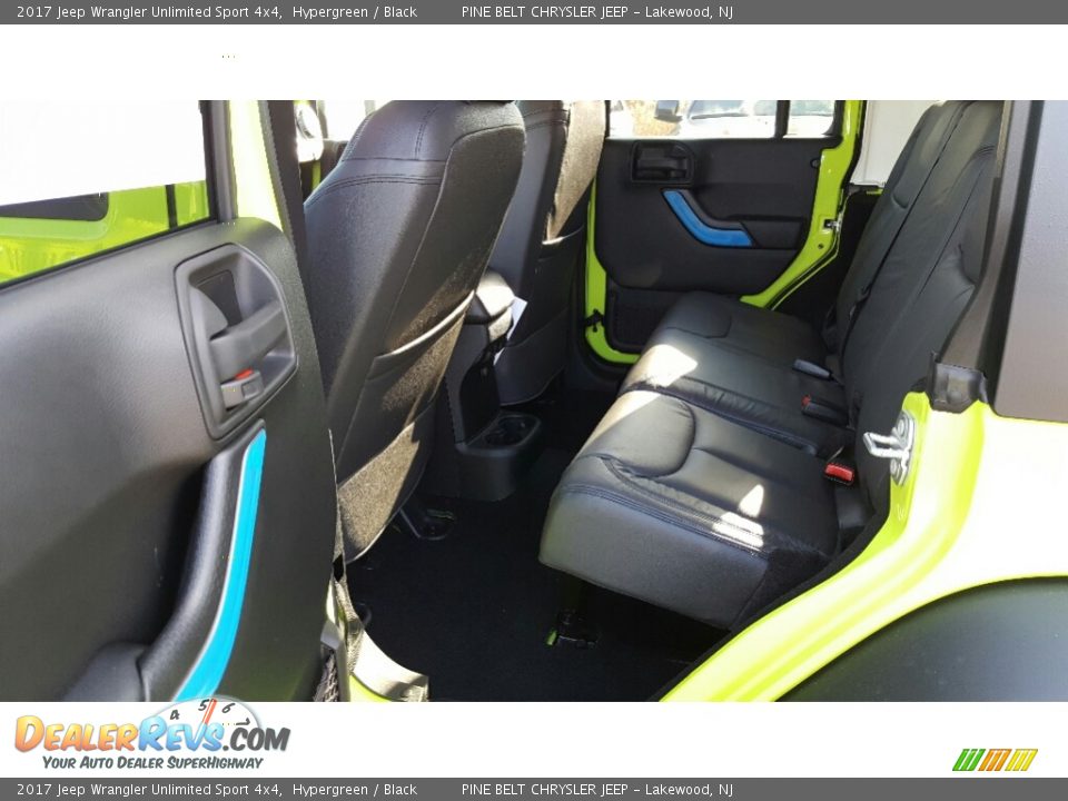 2017 Jeep Wrangler Unlimited Sport 4x4 Hypergreen / Black Photo #8