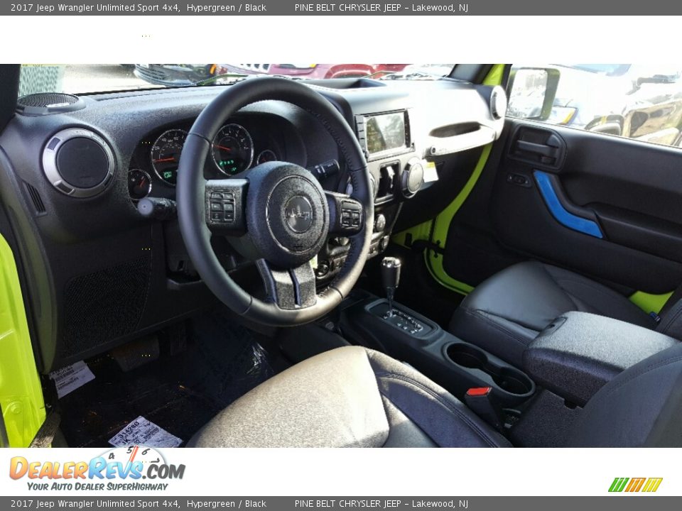 2017 Jeep Wrangler Unlimited Sport 4x4 Hypergreen / Black Photo #9