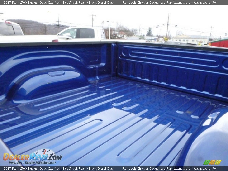 2017 Ram 1500 Express Quad Cab 4x4 Blue Streak Pearl / Black/Diesel Gray Photo #4