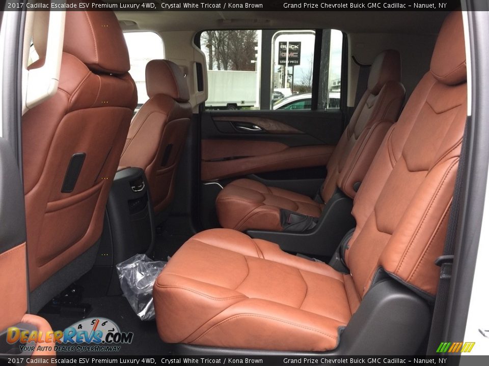 Rear Seat of 2017 Cadillac Escalade ESV Premium Luxury 4WD Photo #7