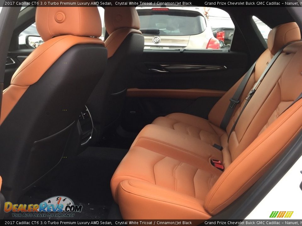 Rear Seat of 2017 Cadillac CT6 3.0 Turbo Premium Luxury AWD Sedan Photo #7