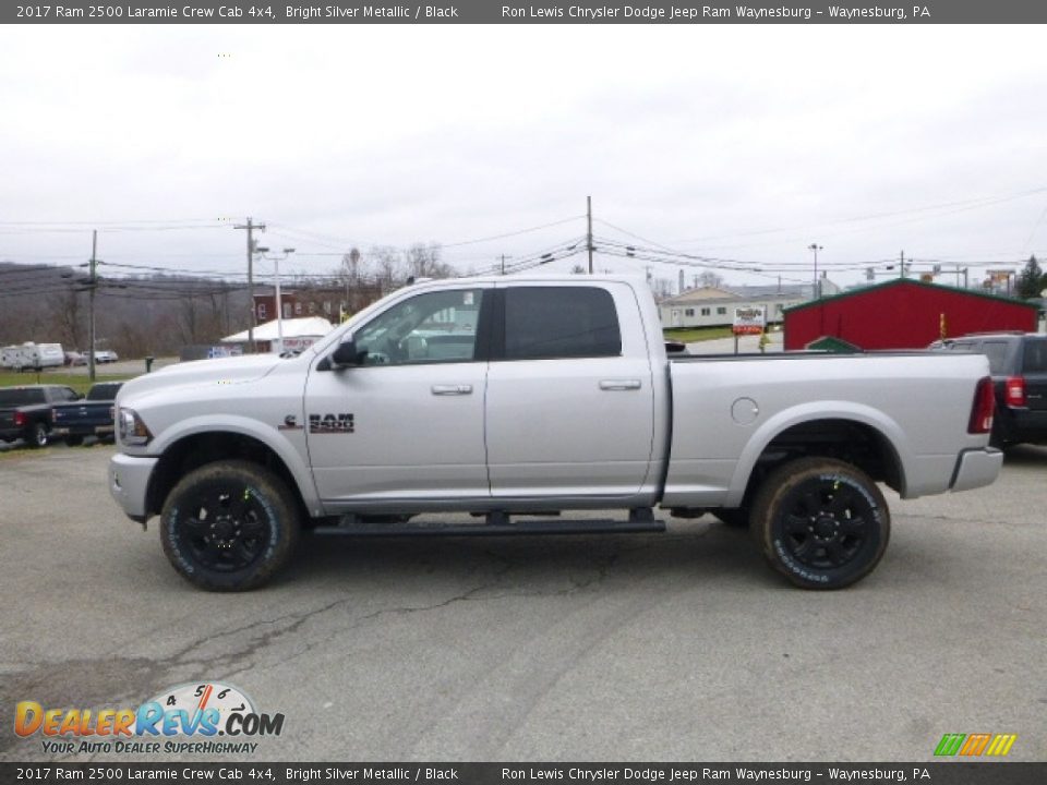 2017 Ram 2500 Laramie Crew Cab 4x4 Bright Silver Metallic / Black Photo #3